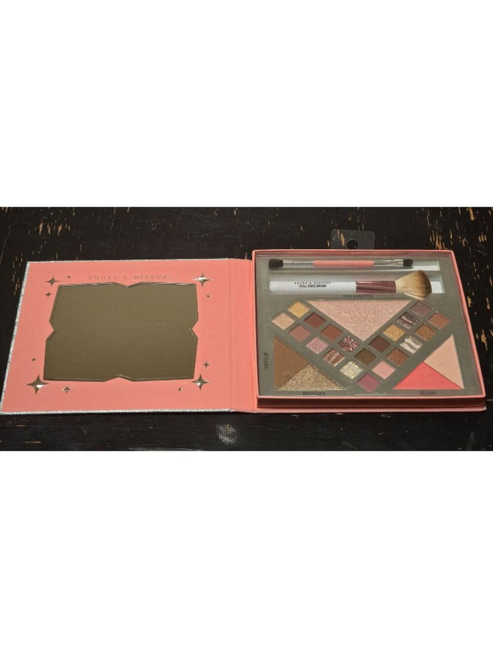 Smoke & Mirrors Flawless Eye & Face Palette 25 Pc Eyeshadow Blush Bronzer